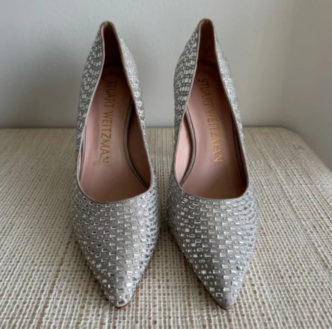 Stuart Weitzman Ryanne Embellished Pumps