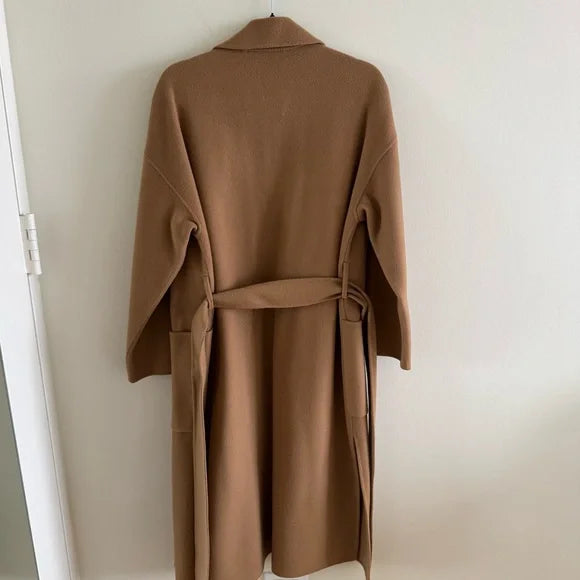 Aritzia Wilfred Handed Coat in Camel