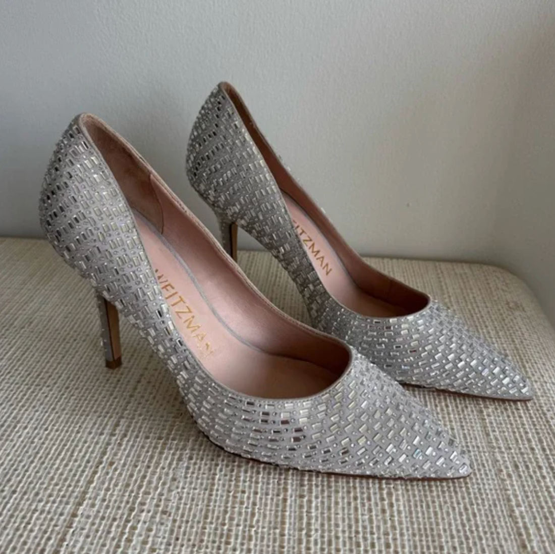 Stuart Weitzman Ryanne Embellished Pumps