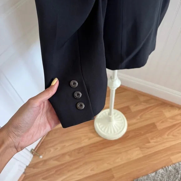 Liz Claiborne Vintage Black Belted Blazer
