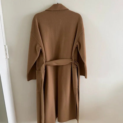 Aritzia Wilfred Handed Coat in Camel